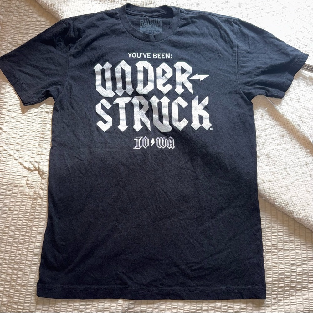 Raygun Black Iowa Understruck Tee small